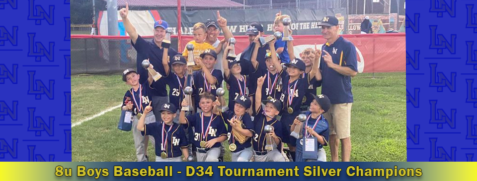 8u Boys Baseball - HHH Tournament Silver Champions