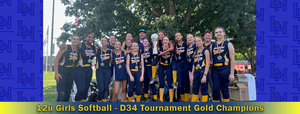 12u Girls Softball - D34 Tournament Gold Champions